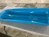 48in Kids Toboggan Snow Sled Board w/ Pull Rope, Curved Edges