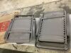 Set of 2 Adjustable Zero Gravity Patio Chair Recliners w/ Cup Holders