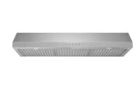 Vissani Cenza 36 in. 340 CFM Convertible Under Cabinet Range Hood in Stainless Steel with Electronic Touch Controls and Filter