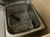 VEVOR 18.2 qt. Capacity Commercial Electric Deep Fryer, Removable Lid, Adjustable Thermostat - 5