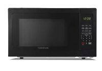 Farberware 1.1 Cu. Ft. Countertop Microwave Oven 1000W Power, Auto Cook Settings, Defrost, and Safety Lock, Black