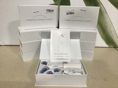 Lot of (9) Comedo Pore Vacuum Electric Blackhead Removers