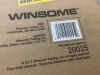 WINSOME WOOD Timothy 2x2 Grid Shelf in Black - 5