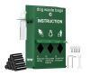 VEVOR Lockable Outdoor Dog Poop Bag Dispenser with Hand Wash Bottle, 600-Waste Bags