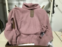 Gentle Herd 100% Hooded Cashmere Sweater, Small