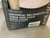 Hampton Bay Rectangular Outdoor Patio Table with Chair Cover - 3