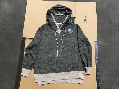 LIT&nbsp;Haze Wool-Blend Hoodie, Small&nbsp;