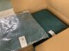 Lot of (2) ARDEN 24 in. x 24 in. Texture 2-Piece Deep Seating Outdoor Lounge Chair Cushion in Peacock Blue Green - 4
