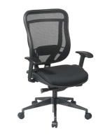 Office Star Products Black High Back Executive Office Chair. Appears New