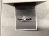 Newshe Jewellery Wedding Ring Set for Women Moissanite Engagement Rings 925 Sterling Silver Bridal Sets Princess Pear Promise Anniversary Band - 2