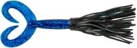 Berkley Power Bait Bearded The Deuce Fishing Bait (24 Count), Black Blue Fleck/Sapphire Blue, 4"