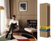 Reverbeon 4PK Acoustic Wood Slat Wall Panels, 47.2" x 12.8" Soundproof Panels