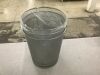 Lot of (3) 5 gal. Round Silver Trash Can - 3