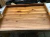 Noodle Board Stove Cover with Handles, 3 in 1 Wood Stove Top Covers Board for Gas Burners and Electric Stove, Wooden RV Stovetop Cover, Tray for Kitchen Counter Space with Juice Grooves - 6