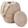 Multipurpose Hyacinth Storage Tote Basket