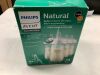 Philips Avent Natural Glass Baby Bottles with Natural Response Nipples (Medium Flow, Flow 3), 8oz, 4-Pack, SCY913/04 - 4