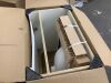 Glacier Bay Oakley 31 in. Single Sink White Bath Vanity with White Cultured Marble Top - Broken Bottom Base Plate - 2