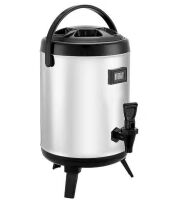 1.5 Gal. Insulated Beverage Dispenser, Stainless Steel Thermal Server with Spigot and Temp Display