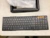 ProtoArc Foldable Bluetooth Keyboard, XK01 Full-Size Portable Wireless Keyboard for Travel, 105 Keys, 0.65" Keycaps, Multi-Device Sync for iPad Tablet Smartphone Laptop PC Windows iOS Android, Black - 2