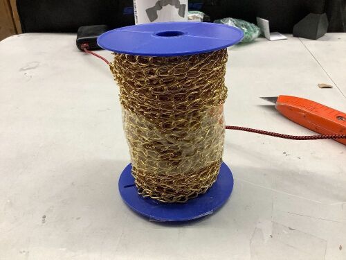 Gold Decorative Solid Steel Standard Link Fixture Chain