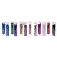 Hello Hobby Multicolor Glitter Shakers, (48 count) 4-Pack, 12 Per Pack