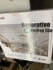 STICKGOO PVC Ceiling Tiles, 2'x2' Glue Up Ceiling Panel White to Prevent Breakage Cover 48 Sq. Ft, Pack of 12 Tiles - 3