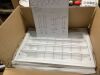 Rolling Craft Table with 56 Spools Thread Holder, 3 Storage Shelves, Portable Sewing Cabinet for Embroidery Machine, Craft Cart Organizer, White - 2