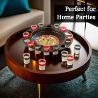 Premier Housewares Roulette 16 Glass Lucky Shot Drinking Game