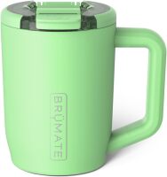 Br&uuml;Mate M&uuml;v - 15oz 100% Leak Proof Insulated Coffee Mug with Handle & Lid - Stainless Steel Coffee Travel Mug - Double Walled Coffee Cup (Kiwi)