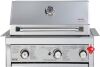 Swiss Grills Built-In 320 with 4-Tubular Burners, 65,000 BTU, 27.5x11x22-Inch