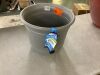 Suncast 300 ft. Gray Free Standing Resin Hose Pot - 2