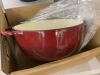 Cast-Iron Dutch Oven Kitchen Cookware w/ Enamel, Handles - 6qt - 3
