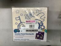 Hello Hobby Blue Space Wood Board Painting Art Kit - pack