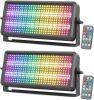 180W Led Stage Light Bar, Wall Washer Light Support 4/11/165Ch DMX, RDM, Sound Activated, 2 Pack
