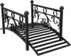 VINGLI 3.4ft Metal Garden Bridge, 330lbs Capacity