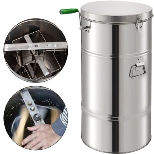 2 Frame&nbsp;Stainless Steel Bee Honey Extractor Honeycomb High Grade&nbsp;