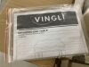 VINGLI Mirrored Vanity Stool with Storage - 7