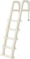 5-Step Inclined PE Pool Ladder with Double Handrails