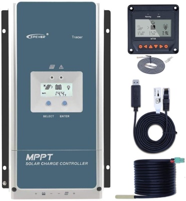 EPEVER 100a mppt Solar Charge Controller, 12v/24v/36v/48v Auto Max 150V 7500W Input Power fit for Sealed/Gel/Flooded 