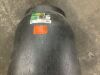 Vigoro Esmerelda Large Black Rubber Self-Watering Round Planter with Drainage Holes - 5