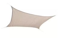 Vigoro 8 ft. x 12 ft. Almond Rectangle Shade Sail