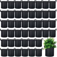 3 Gallon Grow Bags Aeration Fabric Planter Pots, 45pc