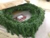 36" Pre-Lit Artificial Fir Christmas Wreath w/ LED Lights, Plug-In, PVC Tips - 2
