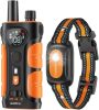 SLOPEHILL Shock Collars, 4200FT Dog Training Collar with Remote, IPX8 Waterproof E-Collar Featuring Beep, Vibration, Shock, Flash Light, No-Shock Mode, fit for Small Medium Large Dogs Orange