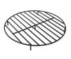 Sunnydaze 30 in. Round Steel Fire Pit Grate in Black