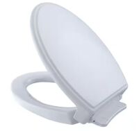 TOTO Traditional Elongated SoftClose Toilet Seat in Cotton White