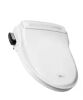 BIO BIDET BB-1000 Supreme Electric Bidet Seat for Elongated Toilets in White with Drylette Towels