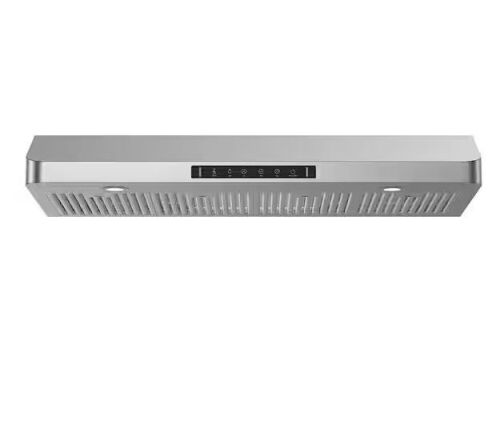 VIKIO 42 in. 900 CFM Ducted Under Cabinet Range Hood in Stainless Steel with 3 -Way Venting and Removable LED