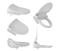 BIO BIDET HD-7000 Electric Bidet Seat for Round Toilets in White with Fusion Heating Technology