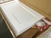 Hampton Bay Shaker 36 in. W x 24 in. D x 34.5 in. H Partially Assembled Corner Sink Base Kitchen Cabinet in Satin White - 4